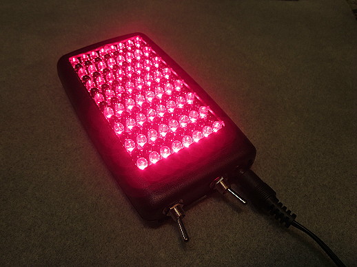 120 LED dual red infrared Handheld with red lights on
